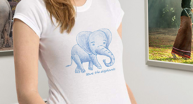 Save the Elephants t-shirt